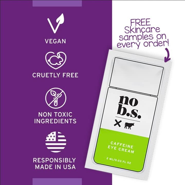 NO B. S. NO BAD STUFF No Bad Stuff - Day & Night Hydrating Cream for Face, Hyaluronic Acid, Jojoba Oil, Apricot Oil & Squalane, Face Cream for All Skin Types, Travel Size, Vegan & Gluten Free, 2 FL Oz - Image 3