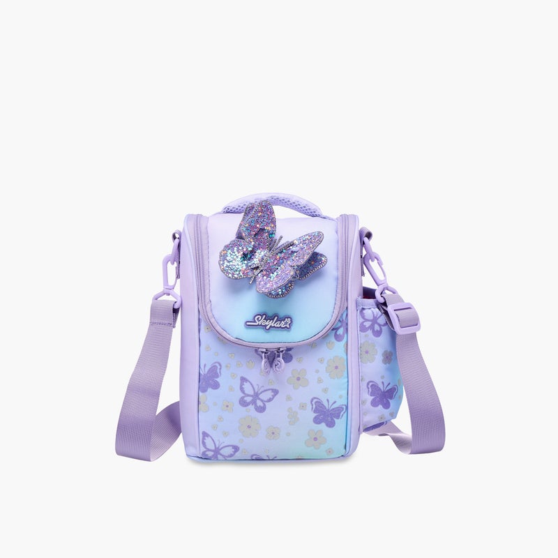 Skylar Butterfly Print Lunch Bag for Girls - Image 1