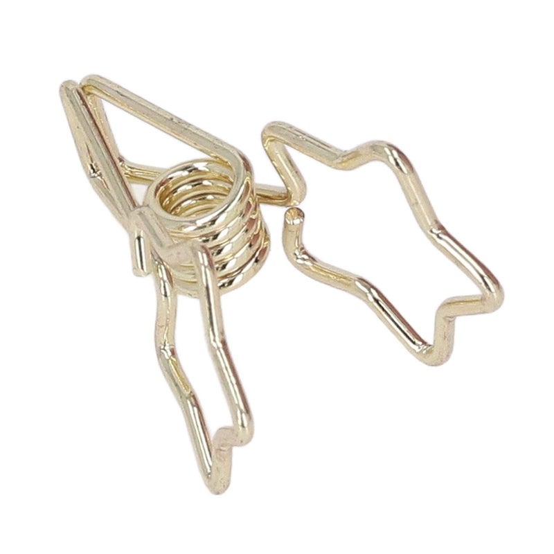 Silver Hollow Out Star Paper Clips 100Pcs Cartoon Style Strong Clamping Metal Office School Home Supplies - Image 4