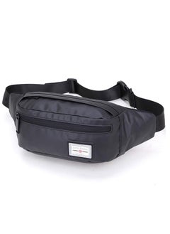 ARCTIC HUNTER Casual Lightweight Belt Bag,Waterproof Money and Phone Waist Bag,Dual Pocket,Black  - Image 1