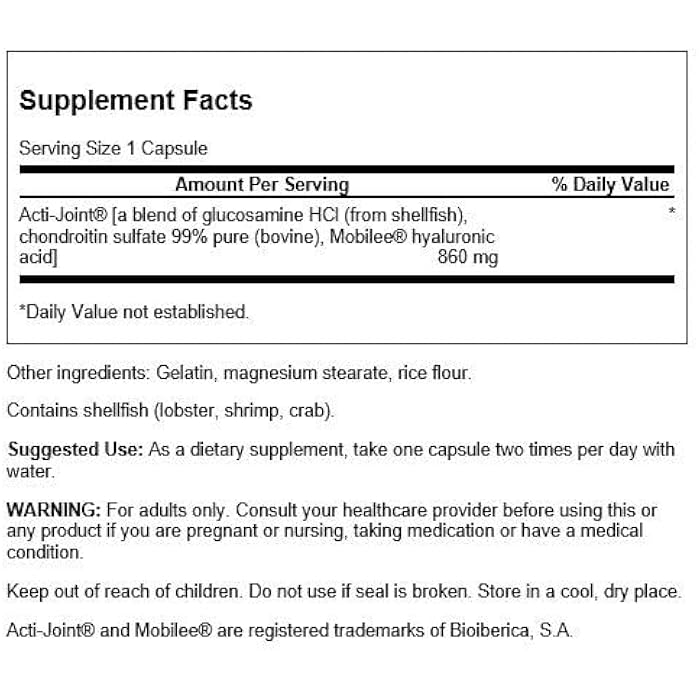 Swanson Ultra ACTI-Joint 860 MG 60 CAPS - Image 2