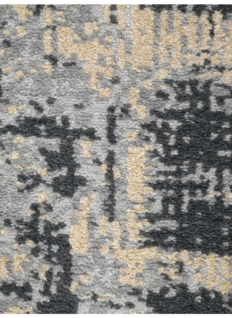 SARAL HOME EASY LIVING Saral Home ANI Modern Soft Pile Runner Grey 45x110 cm  - Image 3