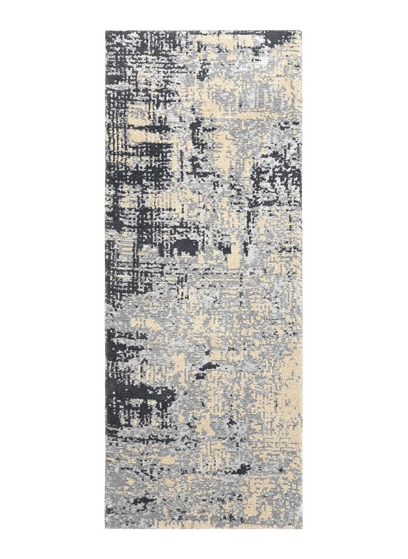 SARAL HOME EASY LIVING Saral Home ANI Modern Soft Pile Runner Grey 45x110 cm  - Image 2