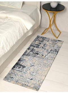 SARAL HOME EASY LIVING Saral Home ANI Modern Soft Pile Runner Grey 45x110 cm  - Image 1