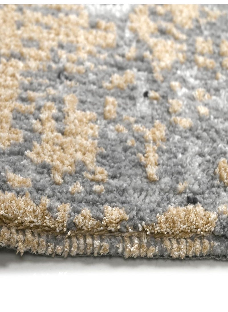 SARAL HOME EASY LIVING Saral Home ANI Modern Soft Pile Runner Grey 45x110 cm  - Image 4