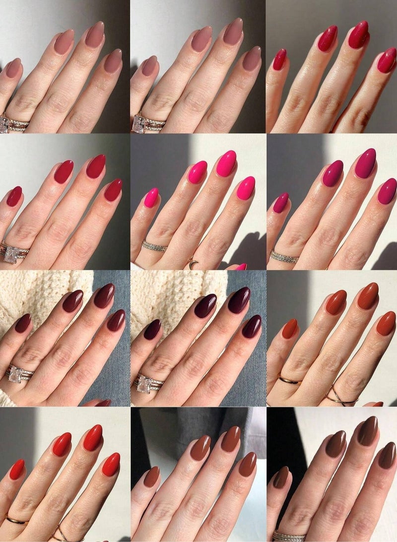 Generic An Elegant and Diverse Array of Nail Polish Colors Showcased on Beautifully Manicured Hands Adorned with Rings  - Image 1