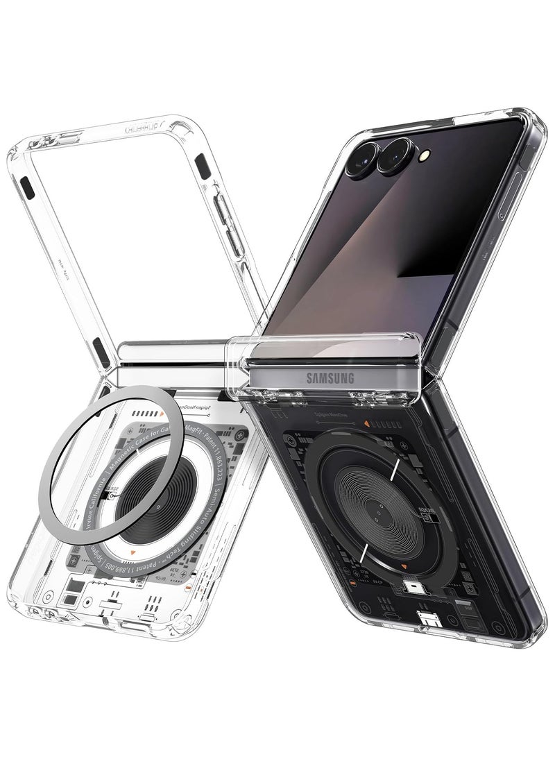 Spigen غطاء Ultra Hybrid Pro MagFit لهاتف Samsung Galaxy Flip 7 [MagSafe] مع حماية المفصل (2025) - Neo One - Image 1