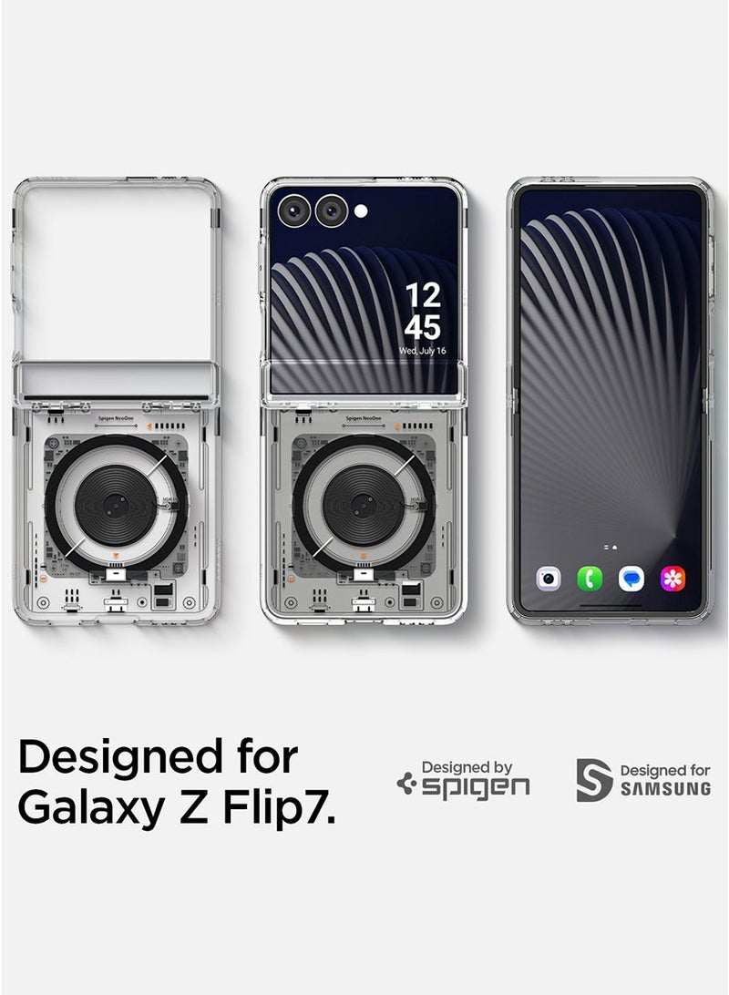 Spigen غطاء Ultra Hybrid Pro MagFit لهاتف Samsung Galaxy Flip 7 [MagSafe] مع حماية المفصل (2025) - Neo One - Image 2