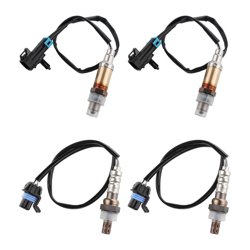 JDMON Compatible with O2 Oxygen Sensor Upstream Downstream Chevrolet Cadillac GMC Silverado1500 Suburban Avalanche Yukon Escalade 43L 48L 2006 2007 Replaces 2344112 2344337 2344018 Set of 4