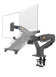 NB North Bayou NB F160-FP Dual Arm 17-27 Inch Monitor Stand and Laptop Holder  - Image 1