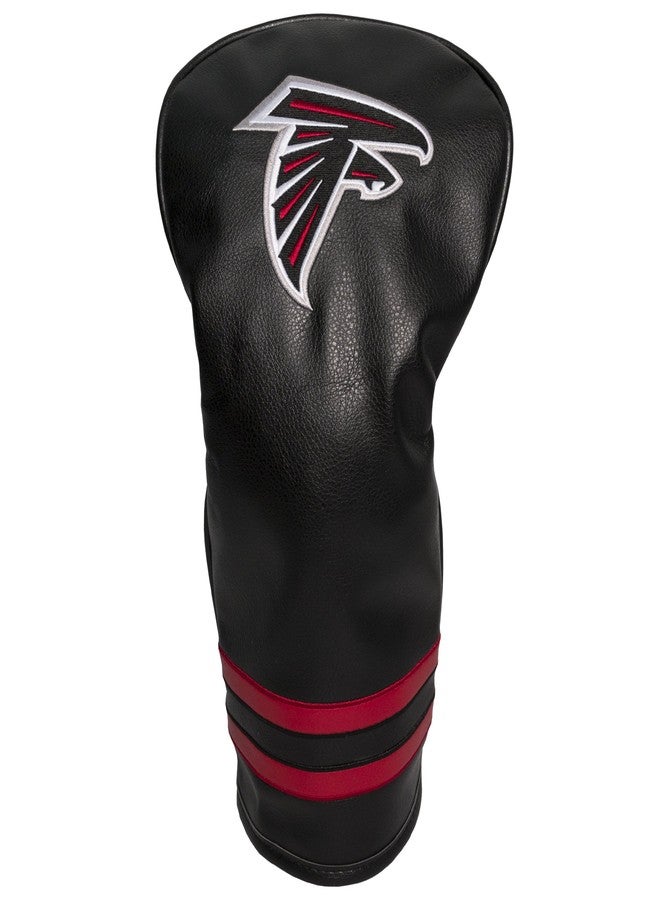 Team Golf NFL Atlanta Falcons Vintage Driver Head Cover Vintage Driver Golf Club Headcover, Form Fitting Design, Retro Design & Superb Embroidery