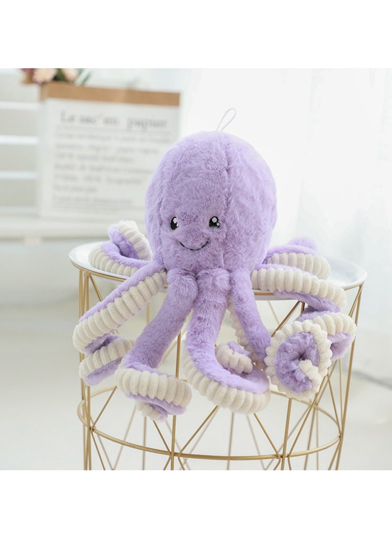 Generic - 40 CM Cute Octopus Plush Toy Soft Stuffed Marine Animals Doll For Girls And Boys All Ages Gift （Purple） - Image 1