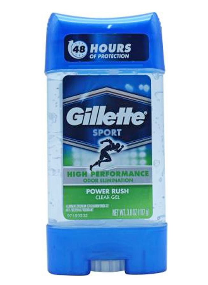 Gillette Pack of 2 Power Rush Antiperspirant Roll-On Deodorant 107g - Image 2
