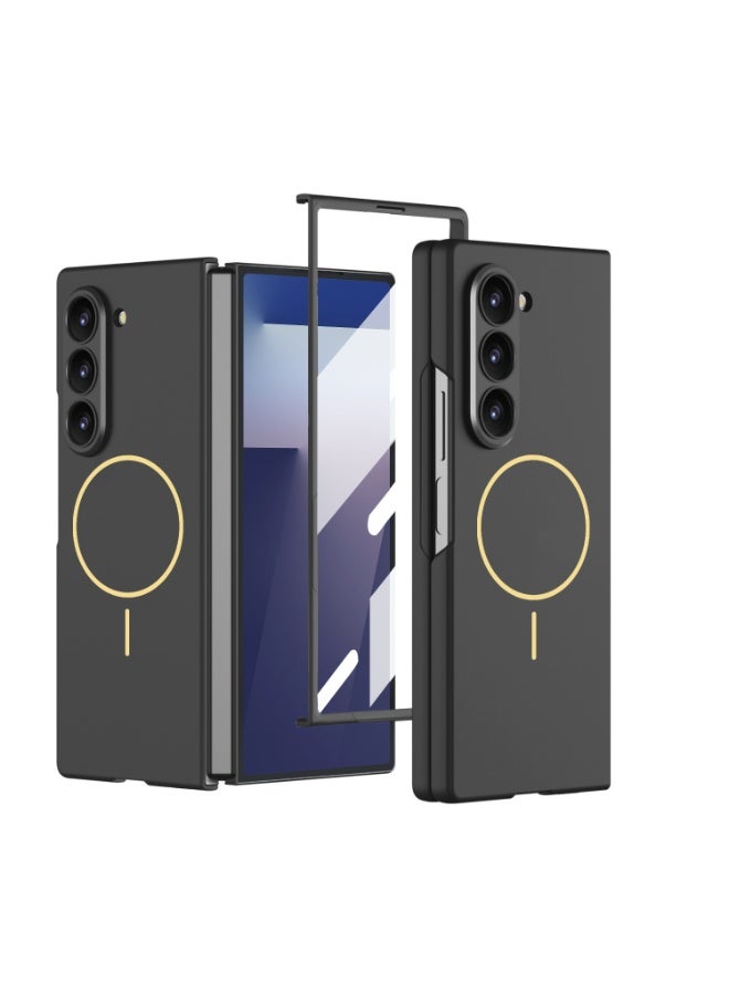 Samsung Galaxy Z Fold 7 Case,2-in-1 Mobile Phone Case with Built-in Protective Film and Invisible Magnetic Ring, Ultra Thin Cover for Samsung Galaxy Z Fold 7 - Image 1