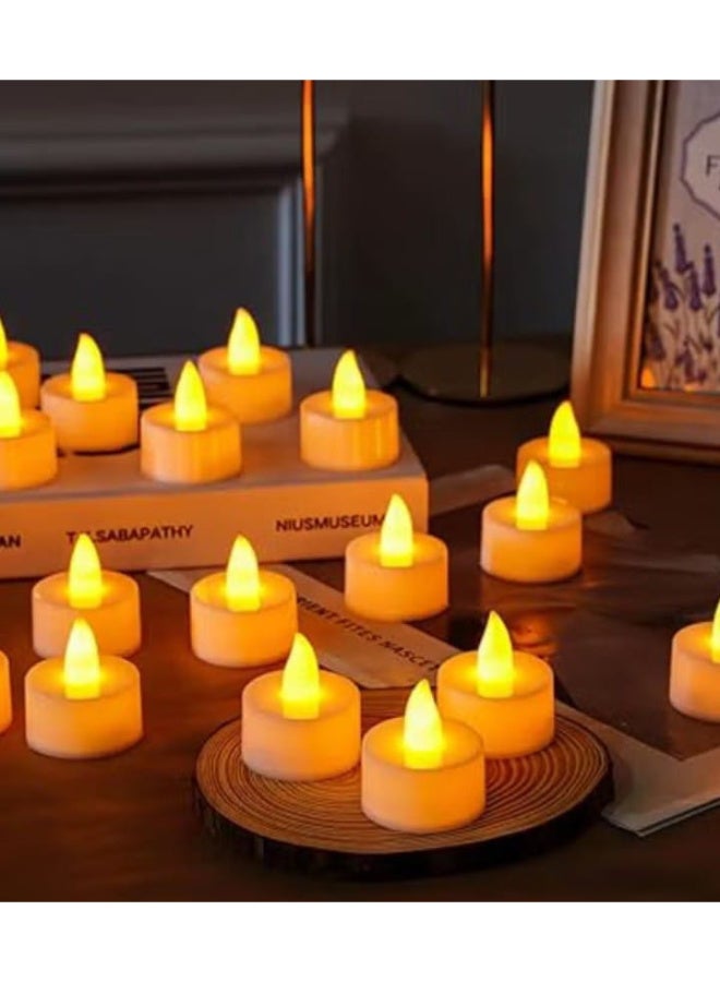 Set of 12 mini LED battery-operated candles, decorative lights without flame or smoke - Image 1