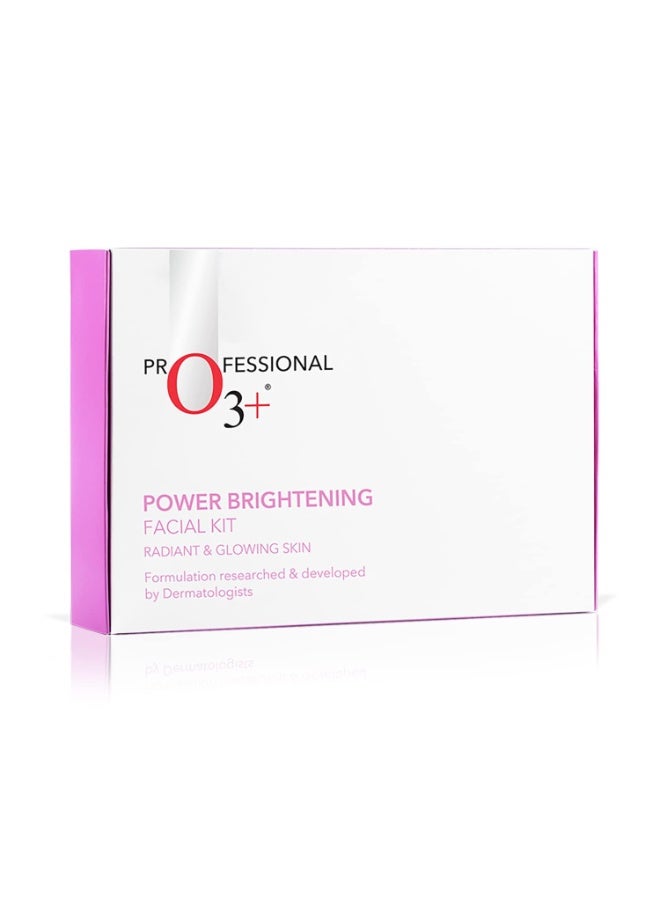 O3+ Power Brightening Facial Kit For Radiant and Glowing Skin,123gm+40ml - Image 1