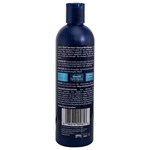 Luster's SCurl Free Flow Charcoal Mint Shampoo - Image 2