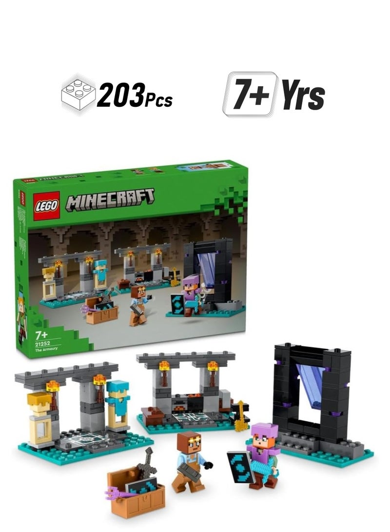 LEGO Minecraft The Armoury Building Toys 21252 - Image 1