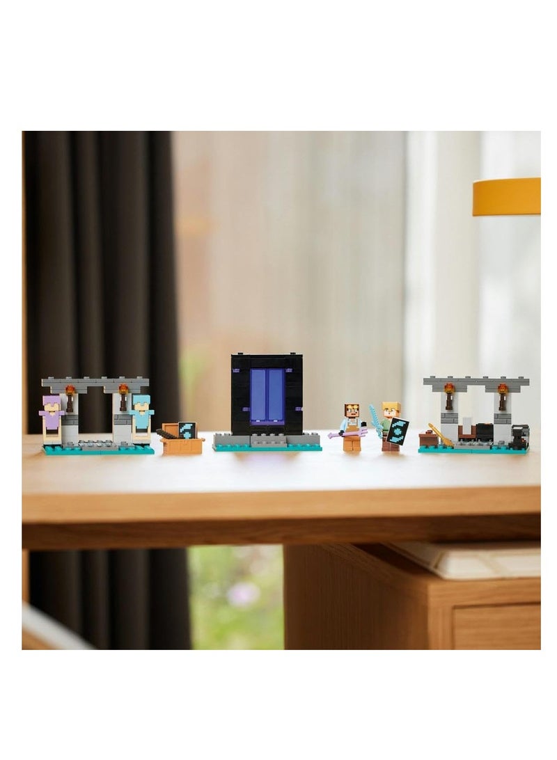 LEGO Minecraft The Armoury Building Toys 21252 - Image 4