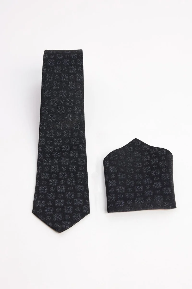 تودورس Classic Pocket Handkerchief Patterned Tie