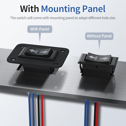 DAIERTEK مفتاح دايرتيك UP Down مؤقت لعكس القطبية - 12V 30A DPDT مفتاح عكس القطبية لرافعة الطاقة RV & مثبت مقطورة 5th Wheel - Image 5