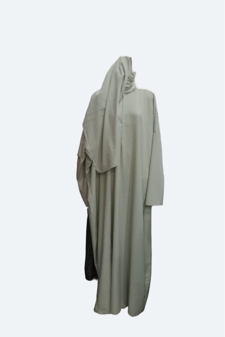 2شرشف صلاة قطن ناعم ومريح للغاية منقط يتضمن طرحة ويغطي الجسم بالكامل بمقاس موحد وواسع مناسب لجميع الأجسام - Image 2