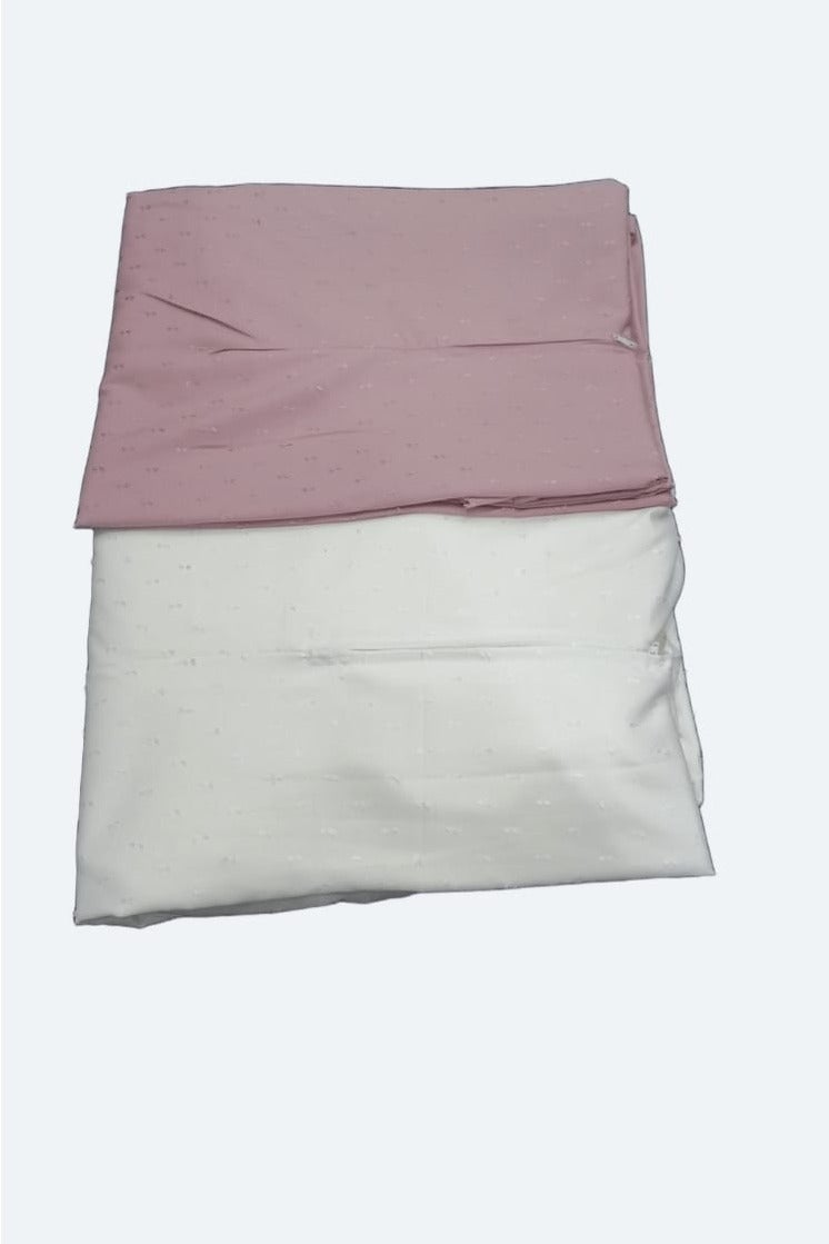 2شرشف صلاة قطن ناعم ومريح للغاية منقط يتضمن طرحة ويغطي الجسم بالكامل بمقاس موحد وواسع مناسب لجميع الأجسام - Image 1