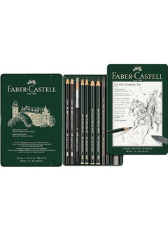 Set Pitt Graphite Pencil Tin 11 Pieces