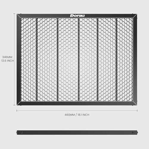 Dofiki Honeycomb Laser Bed for Falcon A1 and A1 Pro, Come with Aluminum Bottom Panel, Honeycomb Plate for Laser Cutting - Image 4