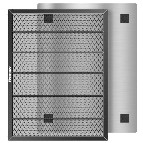 Dofiki Honeycomb Laser Bed for Falcon A1 and A1 Pro, Come with Aluminum Bottom Panel, Honeycomb Plate for Laser Cutting - Image 1