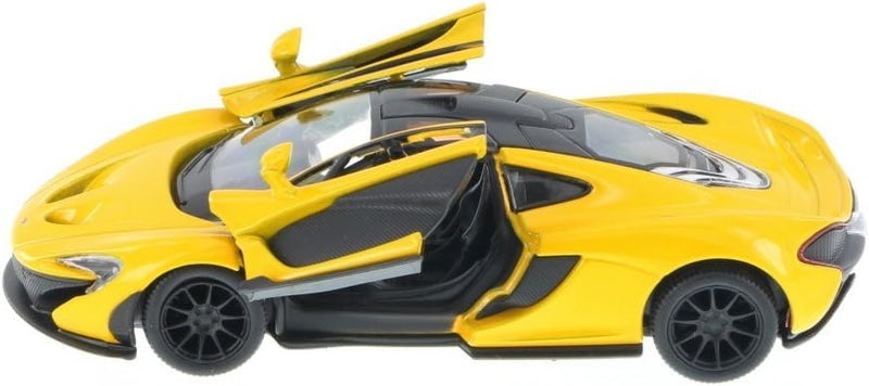 KiNSMART McLaren P1 1:36 Scale 5" Die Cast Metal Model Toy Super Car (Yellow) - Image 3