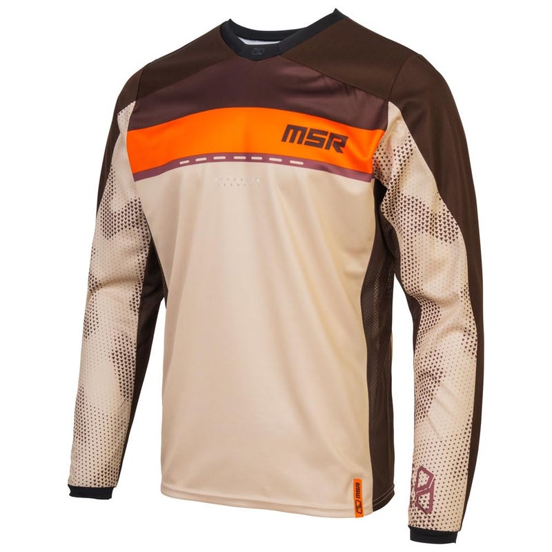 MSR Legend Dirt Bike Motocross MTB Offroad Jersey Medium Brown - Image 1