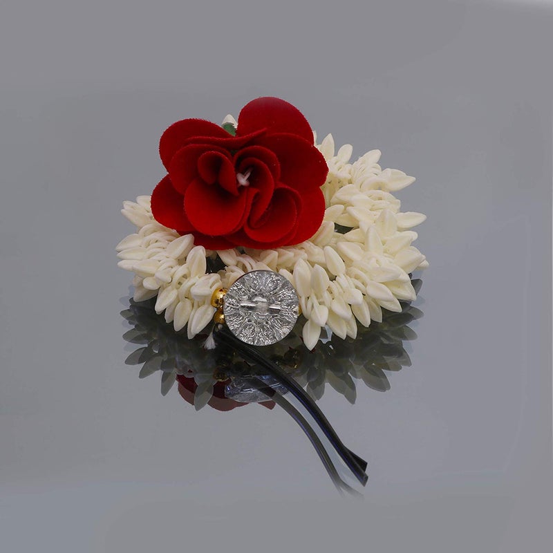 Rapidsflow غجره شعر للنساء أحدث / غجره 360 درجة لتسريحة جودا مع زهور للزفاف # (M5) - Image 4