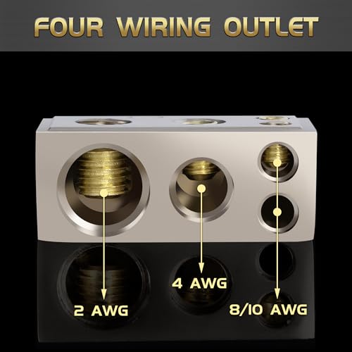 TONDA Battery Terminals 24810 Gauge Battery Terminal Connectors with Shims and Protective Covers Car Cable Ends 1 pair - Image 5