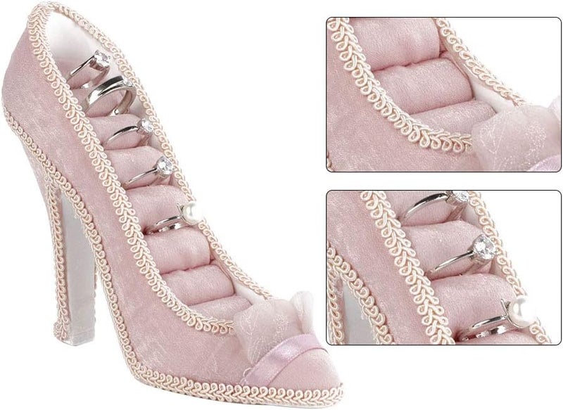 klarako Jewelry Displays Stand, Model Dress High-Heeled Shoes Earring Necklace Ring Jewelry Holder Stand Display For Jewelry Organization And Display,Jewelry Storage(High-Heeled) - Image 3