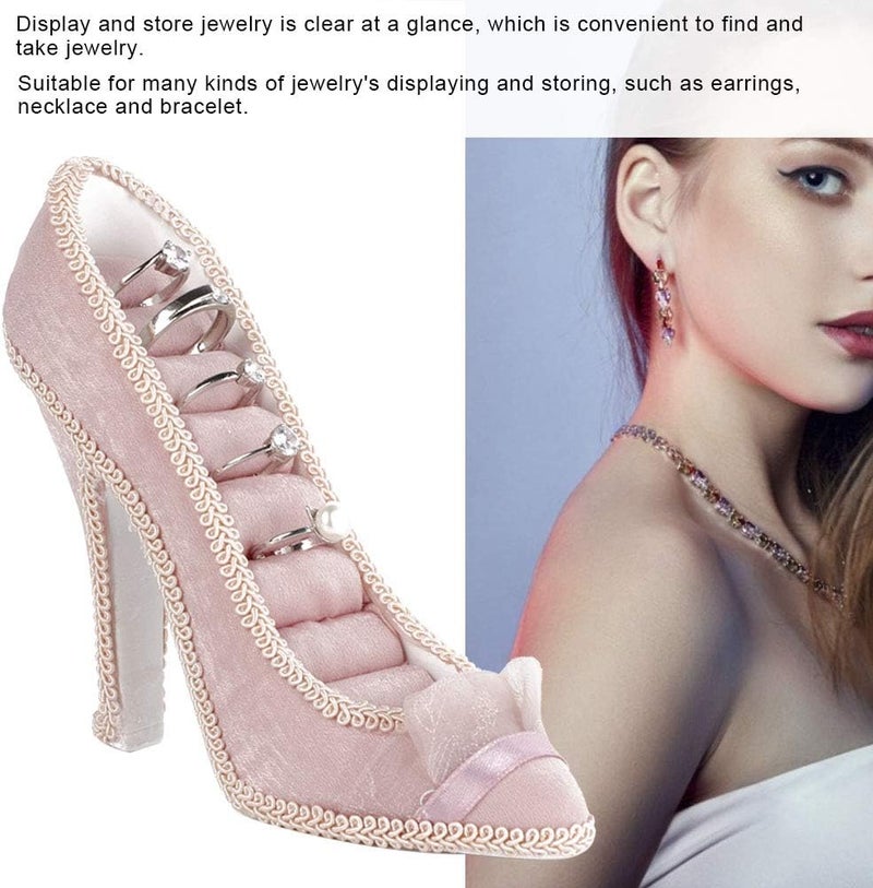 klarako Jewelry Displays Stand, Model Dress High-Heeled Shoes Earring Necklace Ring Jewelry Holder Stand Display For Jewelry Organization And Display,Jewelry Storage(High-Heeled) - Image 4