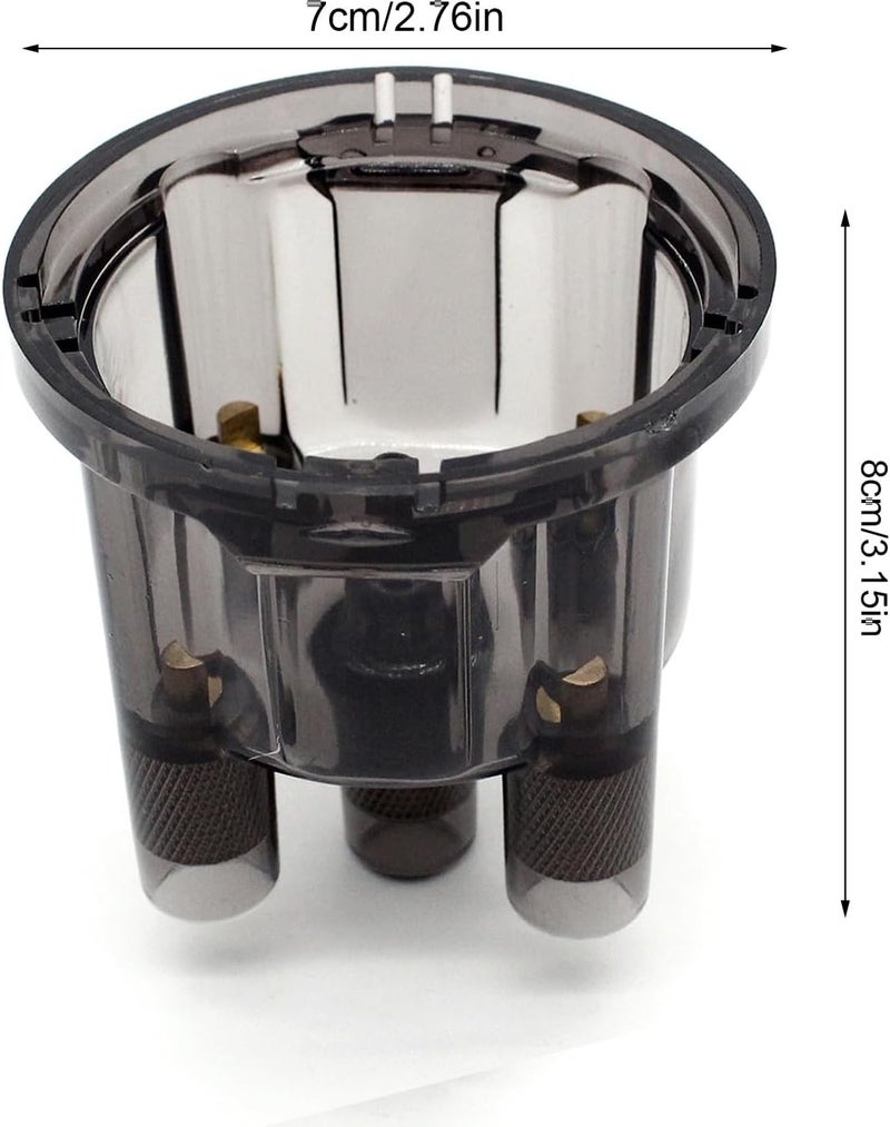 Premium Plastic Distributor Cap for Bus Ghia, Resists Harsh Weather Improves Vehicle Performance with Transparent Distributor Cap (Grey) - Image 2