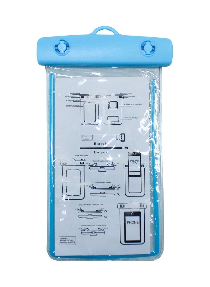 QUTOOB Waterproof Mobile Bag With Lanyard For iPhone, Samsung and Other Mobiles, Idealy Used At Beach, While Swimming, Enjoying Water Related Activities, Camping, Fashion Mobile Pouch For Swimming and Beach  - Image 3