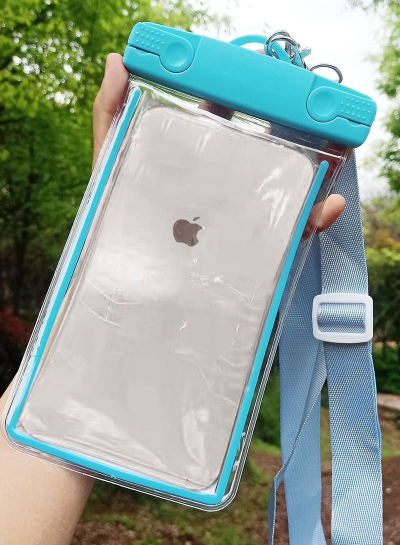 QUTOOB Waterproof Mobile Bag With Lanyard For iPhone, Samsung and Other Mobiles, Idealy Used At Beach, While Swimming, Enjoying Water Related Activities, Camping, Fashion Mobile Pouch For Swimming and Beach  - Image 2