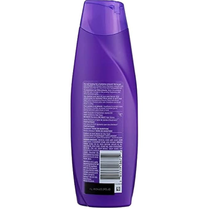 Aussie MIRACLE MOIST SHAMPOO 12.1 OUNCE WITH AVOCADO & JOJOBA OIL (360ML) (2 PACK) - Image 2