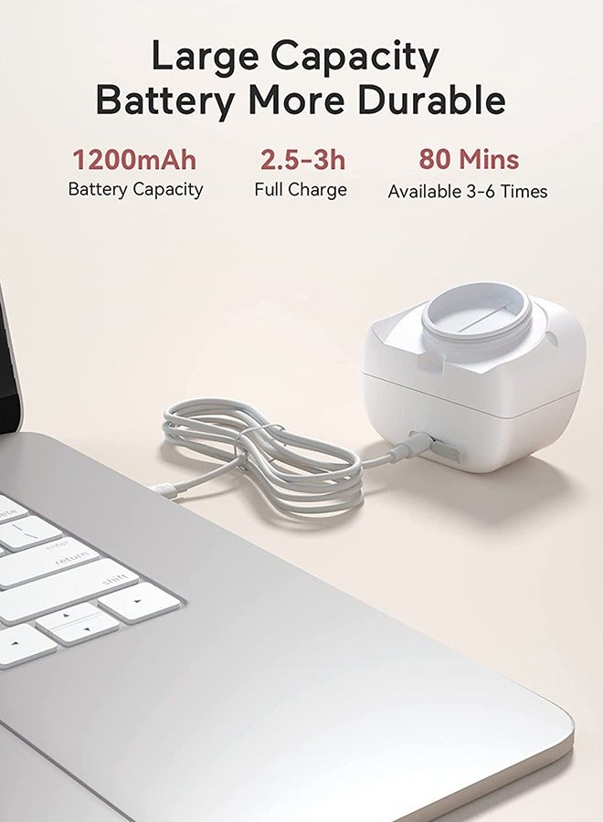 Arabest Electric Wearable Breast Pump Painless, Hands-Free, Comfortable Suction, , Low Noise, 2 Modes, 5-Level Breast Pump, Wireless Portable Breast Pump, Care for Mother and Baby - Image 3