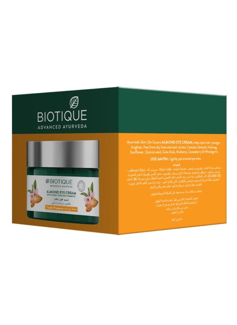 Biotique - Almond Eye Cream 15ml - Image 1