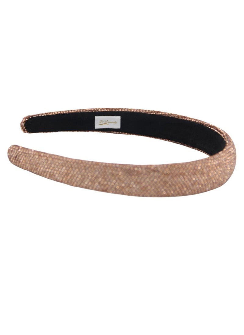 Headband Emelly For Women's and  Girls Gold Glittery
