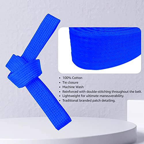 Hithop 8.6ft Long Soft Belt for Martial Arts Karate Taekwondo Judo (Blue) - Image 3