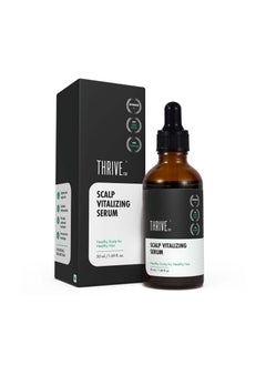 ThriveCo Scalp Vitalizing Serum | Tightens Scalp Skin, Combats Inflammation, Gives Hydration, Prevents Hair Breakage, Makes Hair Stronger From The Roots & Promotes Hair Growth | For Men & Women | 50ml