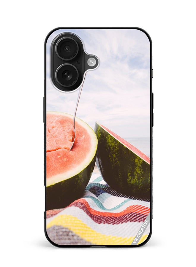 Protective Case Cover For Apple iPhone 16 Plus Melonade Design Multicolour