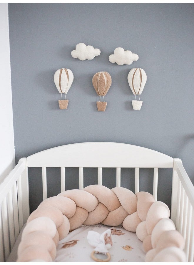 GLACIART ONE Hot Air Balloon & Cloud Decoration | Hanging Wall Decor, Bedroom Wall Banners, Room Accessories or Ceiling Mobile | Use for Garland or Crib | Great Gift Idea - Image 4