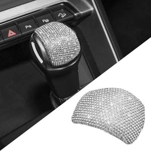 HHLOU Bling Gear Shift Knob Cover Interior Accessory Fit for 20192024 Audi Q3 - Image 1