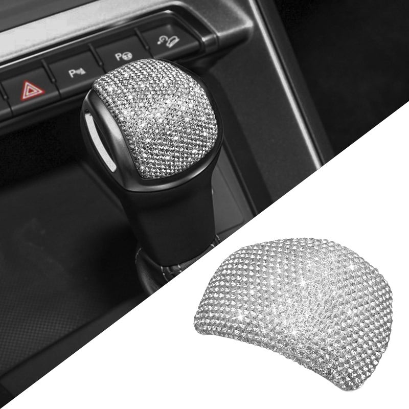 HHLOU Bling Gear Shift Knob Cover Interior Accessory Fit for 20192024 Audi Q3 - Image 3