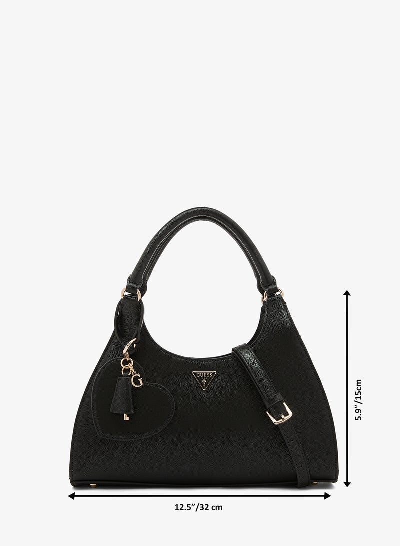 GUESS Isobel Small Girlfriend Satchel Bag - Image 5